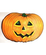 Vtg Beistle Co Die Cut Pumpkin Halloween Cutout Jack-o-lantern 1973 Deco... - $373.17 MXN