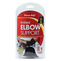 PURE-AID KNITTED  ELBOW  PROTECTOR / SUPPORTER By KAREWAY L/XL - $14.99