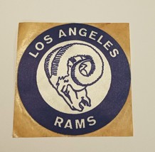 1960’S Los Angeles Rams Original 3” Vintage Sticker Decal Patch Nfl By Avery - £10.07 GBP