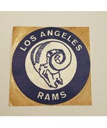 1960’S LOS ANGELES RAMS Original 3” Vintage Sticker Decal Patch NFL By A... - £10.13 GBP
