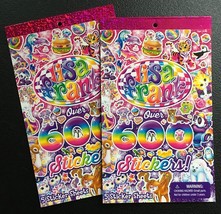 Children&#39;s Lisa Frank Sticker Booklets-Over 600 Stickers Per Booklet, 2 ... - £7.02 GBP