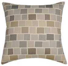 Sunbrella Blox Slate Indoor/Outdoor Geometric Pillow - £24.51 GBP+