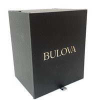 Bulova Watch Box Black  Men&#39;s &amp; Women&#39;s Display Storage 4x5x3 in - Heavy... - $277.60 MXN