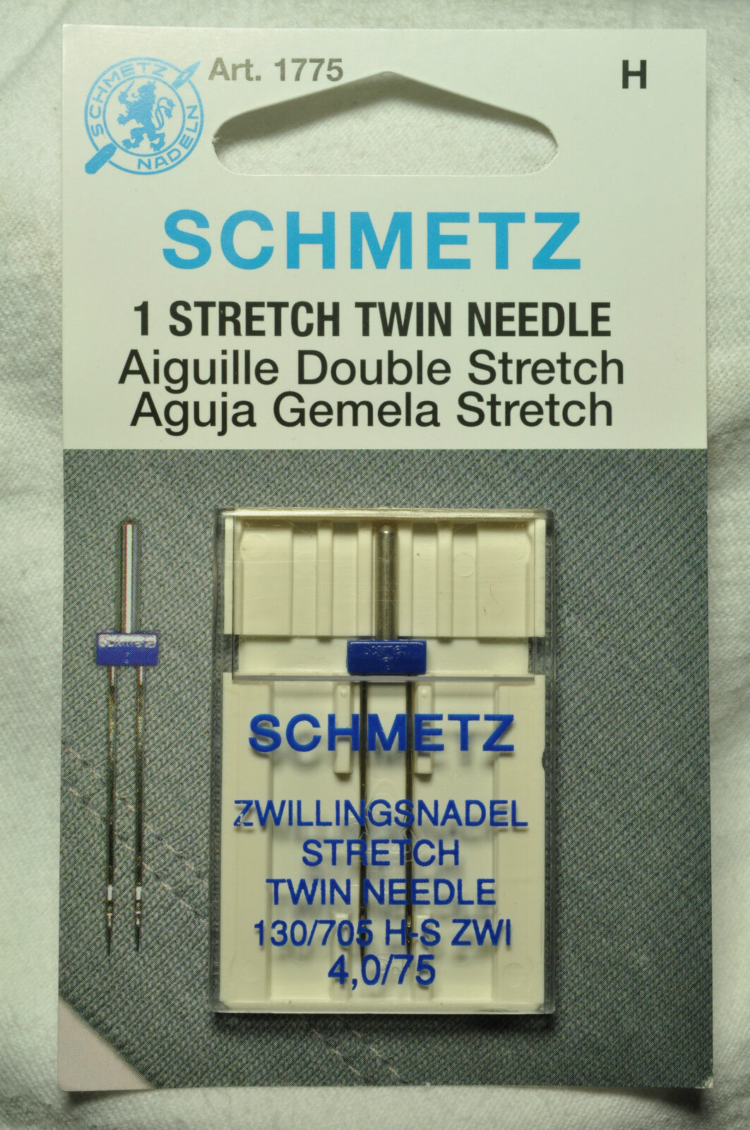 Schmetz Sewing Machine Stretch Twin Needle 1775 - $8.95