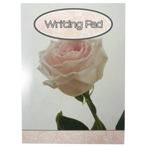 Ozcorp Writing Pad 25 Sheets (195x145mm) - Rose - $30.65