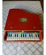 60s Baby Piano Wooden 15 Key Beilei Shanghai China Toy No legs Tested Works - £31.78 GBP