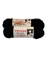 Lot of  2 - Vtg Pioneer Yarn 100% Acrylic Color 420 Black - €6,68 EUR