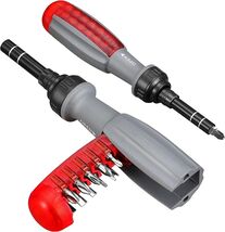 11-In-1 Precision Ratcheting Screwdriver Set With Magnetic Tips - Versatile Tool - $17.82