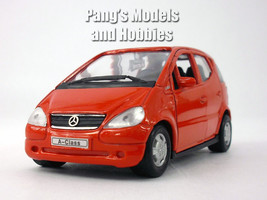 4.5 Inch 1997 Mercedes A-Class Diecast Metal Car Model by Welly - RED - £10.04 GBP