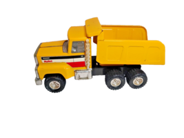 Vintage Metal Nylint Yellow Dump Truck 8" Dongkook Korea Rockford IL USA-Video - £18.13 GBP