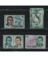 BURUNDI  1966 Very Fine Precancel LH Semi-Postal Stamps Set Scott # B23-B26 - £1.45 GBP
