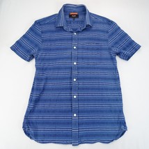 Jack Spade New York Striped All Over Design Short Sleeve Shirt Mens Sz M... - £14.97 GBP