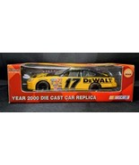 2000 MATT KENSETH SIGNED ON CAR WHITE KNUCKLE NASCAR #17 DEWALT 1/24 DIE... - $74.80