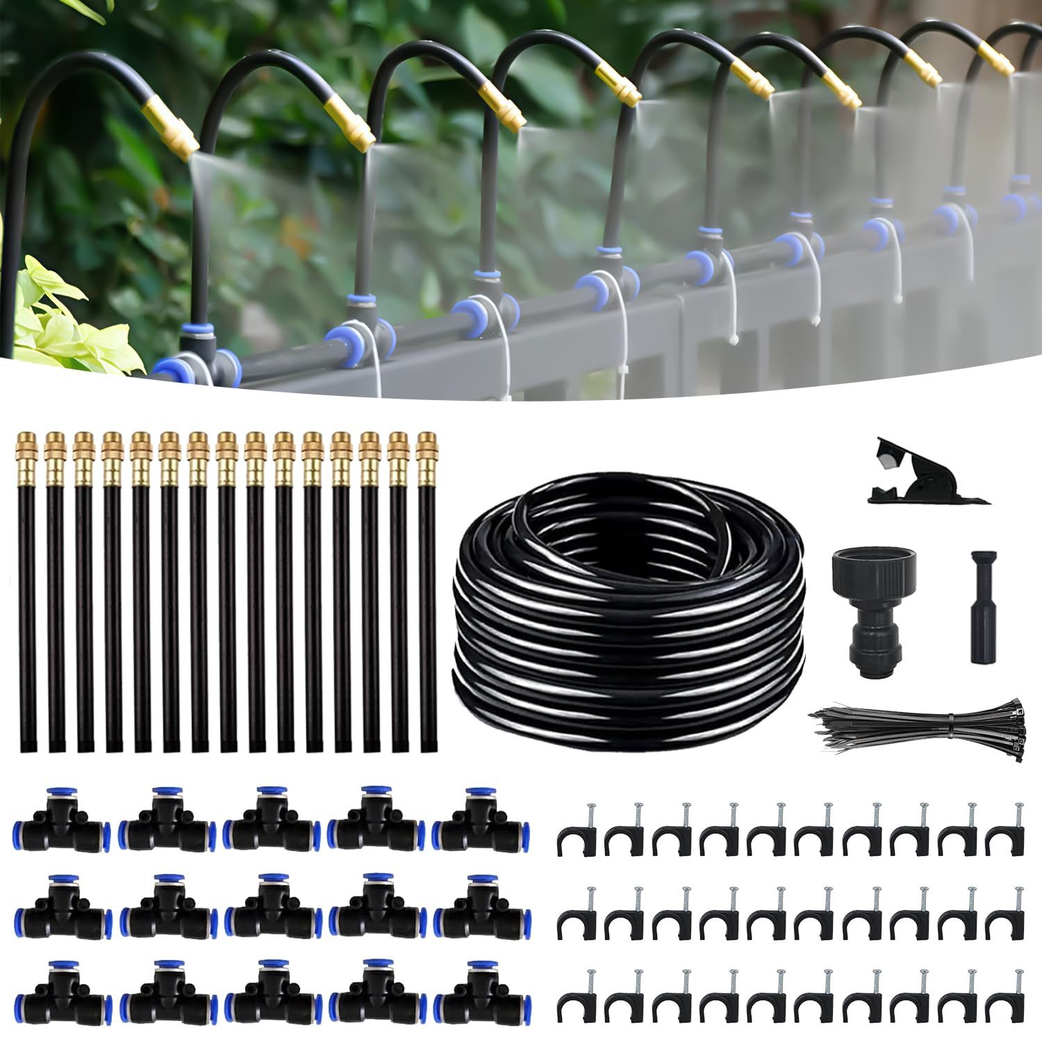 Greenhouse Drip Irrigation Kit, Automatic Garden Watering System,, 15 No... - $42.99