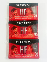 Lot of 3  SONY HF High Fidelity Normal Bias 90 min Audio Cassette Blank ... - $9.47 CAD