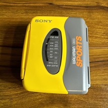 (Sports) Sony Walkman Cassette Player • Model #WM-SXF10 Parts Mostly Works - £27.99 GBP