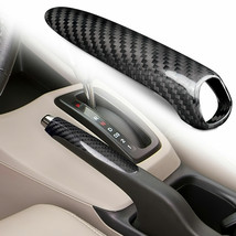 Real Carbon Fiber Hand break Cover Car Parking Shifter For Honda Civic 2... - $38.00