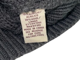 Forever 21 Gray Knit Cape Cardigan Sweater Short Sleeve Hooded Size S image 6