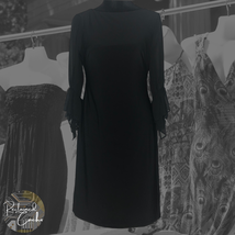 Lauren Ralph Lauren Petite Womens Black 3/4 Sleeve Boat Neck Shift Dress... - £51.11 GBP