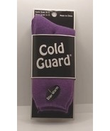 Cold Guard Heat Retainer Socks Purple Size 9-11 Shoe Size 5-10 - $19.10