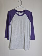 Next Level Triblend Three Fourth Sleeve Raglan Tee Women&#39;s Size M - $160.10 MXN