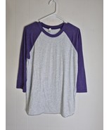 Next Level Triblend Three Fourth Sleeve Raglan Tee Women&#39;s Size M - $160.10 MXN