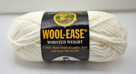 Lion Brand Wool-Ease Acrylic/Lamb&#39;s Wool Yarn - 1 Skein White/Multi #301 - £6.73 GBP