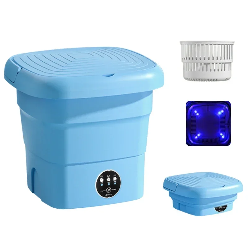 Ing with dryer bucket clothes sock underwear mini cleaning washer travel dormitory free thumb200