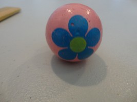 Hippie Pink And Blue Flower antenna ball - $11.87