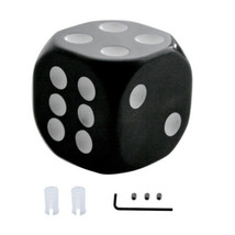 Black Dice Gear Shift Knob Lever Handle Column Floor Shifter Hot Rat Str... - $11.26