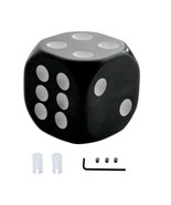 Black Dice Gear Shift Knob Lever Handle Column Floor Shifter Hot Rat Str... - $11.26