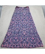Cynthia Rowley Maxi Skirt Womens Small Multi Paisley Rayon Stretch High ... - $519.66 MXN