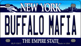 Buffalo Mafia New York Novelty Mini Metal License Plate Tag - $14.95