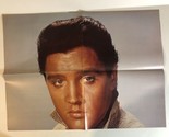 Vintage Elvis Presley Magazine Fold Out Poster Young Elvis - $5.93