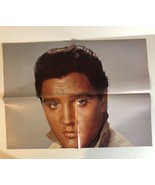 Vintage Elvis Presley Magazine Fold Out Poster Young Elvis - £4.69 GBP
