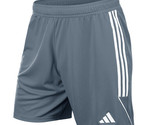 Adidas Tiro 23 League Shorts Men&#39;s Football Soccer Pants Asian Fit Gray ... - $33.21