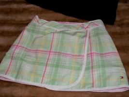 Tommy Hilfiger Pink Gingham Reversible Wrap Skirt - £22.01 GBP