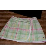 Tommy Hilfiger Pink Gingham Reversible Wrap Skirt - $522.25 MXN