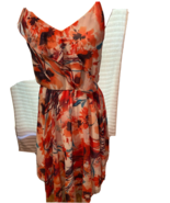 KUT LADY&#39;S DRESS  4 SUNDRESS MULTICOLOR ZIP ON SIDE AMERICAN MADE - $19.79