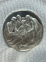 Sterling Silver The Death Of Wolfe 1771 Benjamin West Franklin Mint Amer... - $49.45