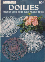 Vtg Doilies Crochet Knitted Tatted Patterns Star Book No 131 American Th... - $10.00
