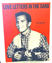 Love Letters in the Sand Pat Boone Sheet  Music 1957 - £3.90 GBP