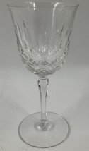 Tiffin Franciscan Elyse Stem Cut Crystal 6” Wine Goblet Blown Glass Stem... - $14.84