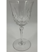 Tiffin Franciscan Elyse Stem Cut Crystal 6” Wine Goblet Blown Glass Stem... - £11.84 GBP