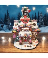 1992 Giny Plum Puddin&#39; Place, Meeting Gingerbread House Christmas Villag... - $38.52