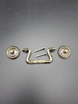 11 AMEROCK BURNISHED BRASS SWAN NECK DRAWER PULL BP876-AE 3&quot; - £15.95 GBP