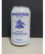 Vintage Anheuser Busch Hurricane Drinking Water Cartersville, GA. FULL C... - £7.09 GBP