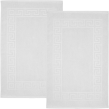 100% Cotton Luxury Greek Bath Mat 900 GSM Pack of 2, Bathroom Rugs Hi - $50.48