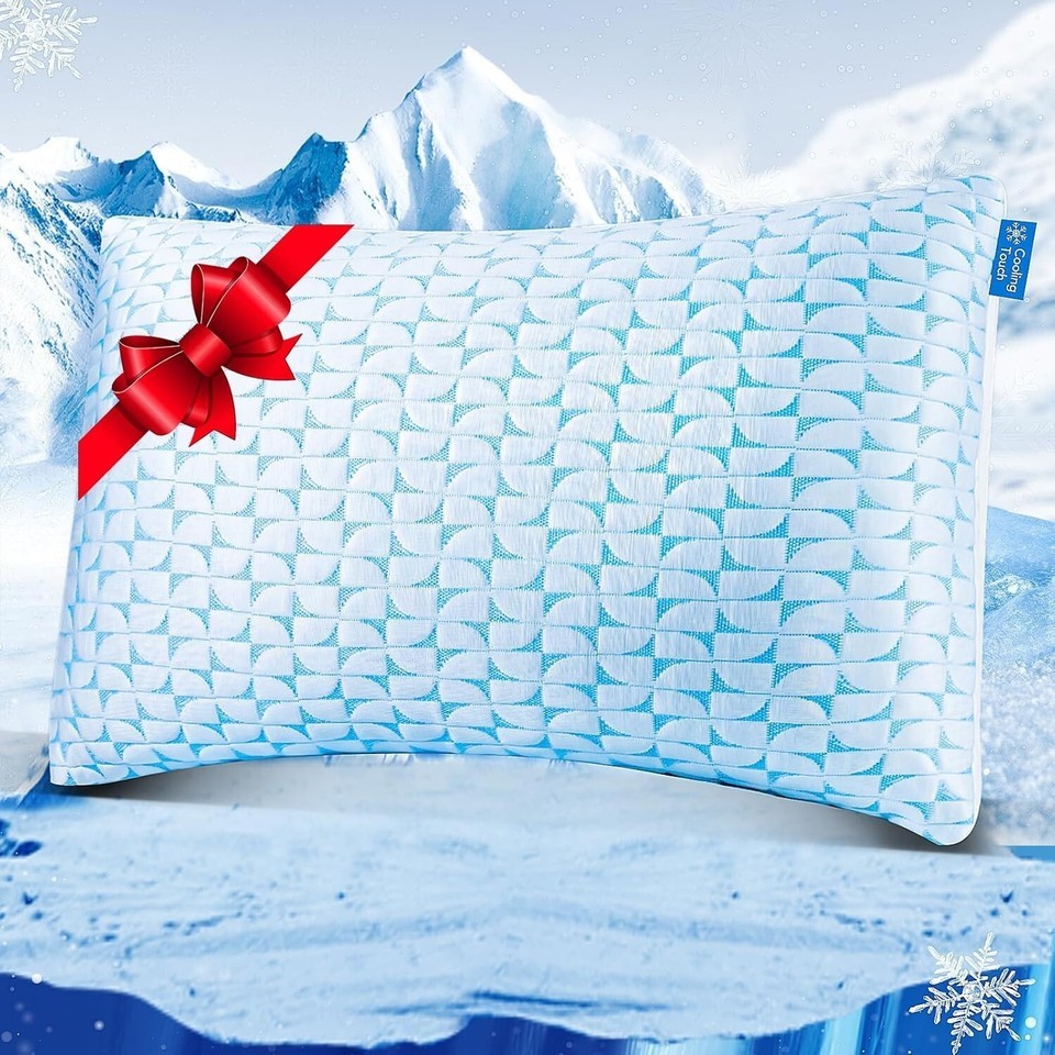 Queen Size Cooling Bed Pillow - Soft Support for Side, Back, and Stomach Sleeper Item image 3