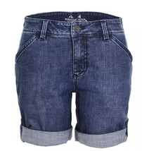 Ridgecut Women&#39;s Relaxed Fit Denim Roll-Up Work Shorts (4) - $27.99